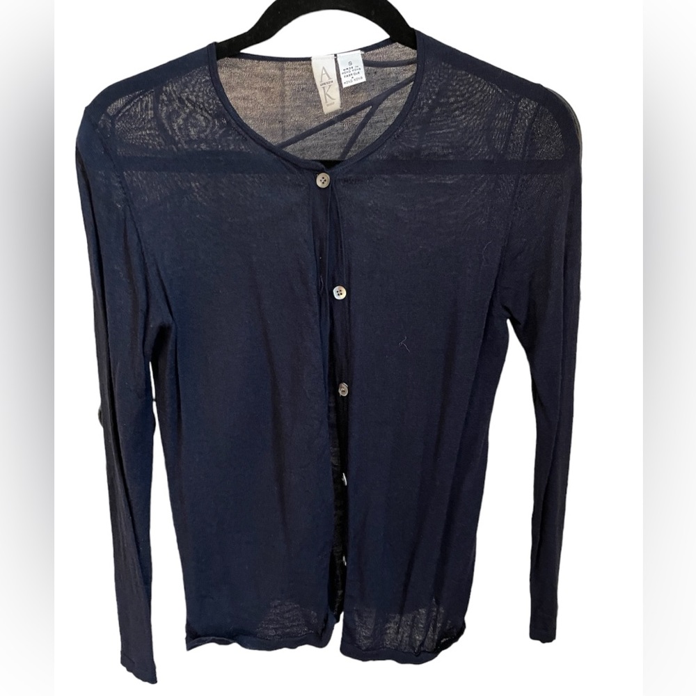 Delicate navy/black cardigan- size S